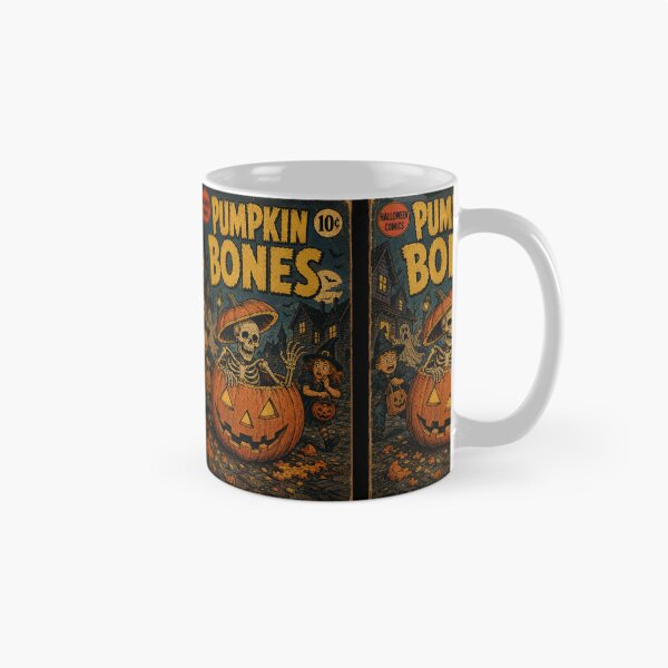 Item preview, Vintage Halloween Cover Art: Skeleton Pumpkin Prank designed and sold by bapupa.