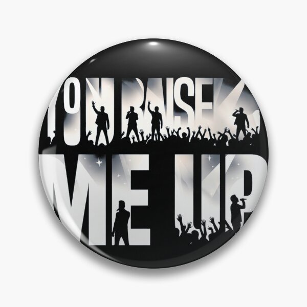 Item preview, You Raise Me Up WESTLIFE Inspirational Music Quote Concert Silhouette Graphic Art designed and sold by Dimu Co..