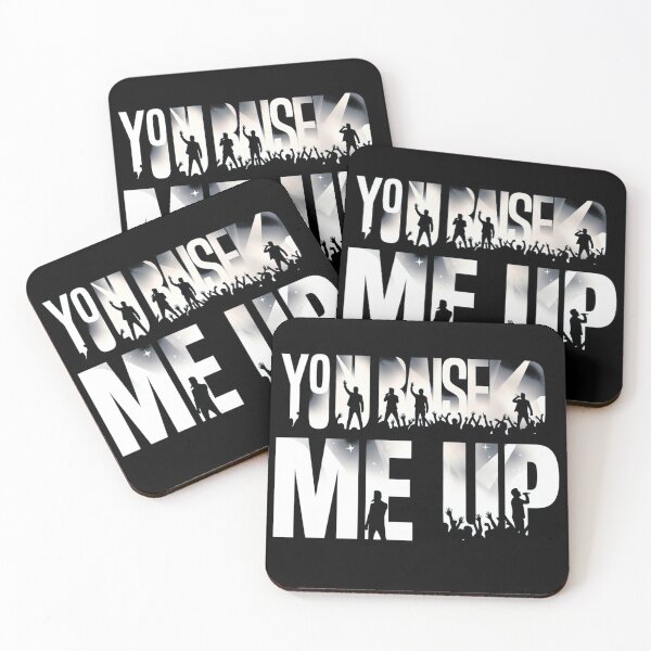 Item preview, You Raise Me Up WESTLIFE Inspirational Music Quote Concert Silhouette Graphic Art designed and sold by Dimu Co..