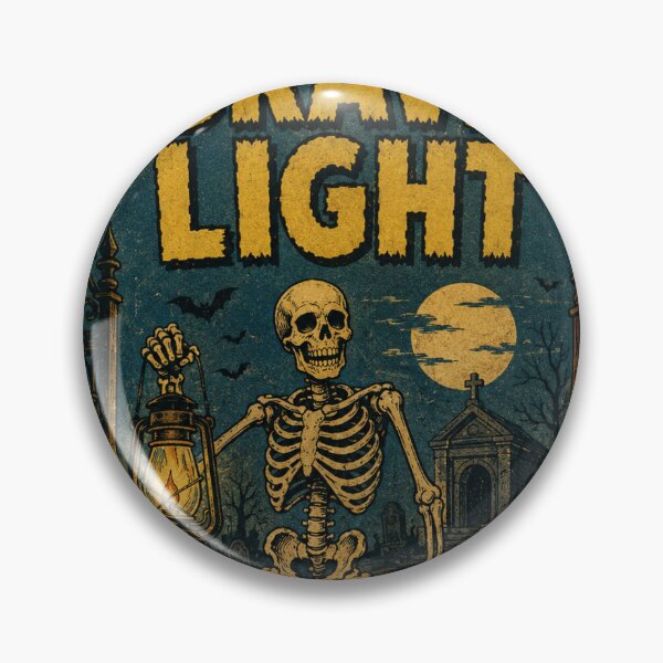 Item preview, Vintage Halloween Cover Art: Spooky Skeleton Lantern Keeper designed and sold by bapupa.