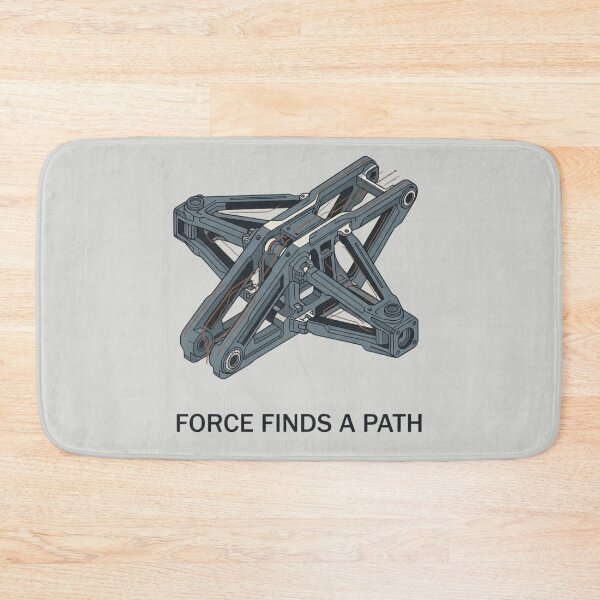 Item preview, Force Finds A Path Mechanical Engineering Design designed and sold by Amr Darwish Graphic designer.