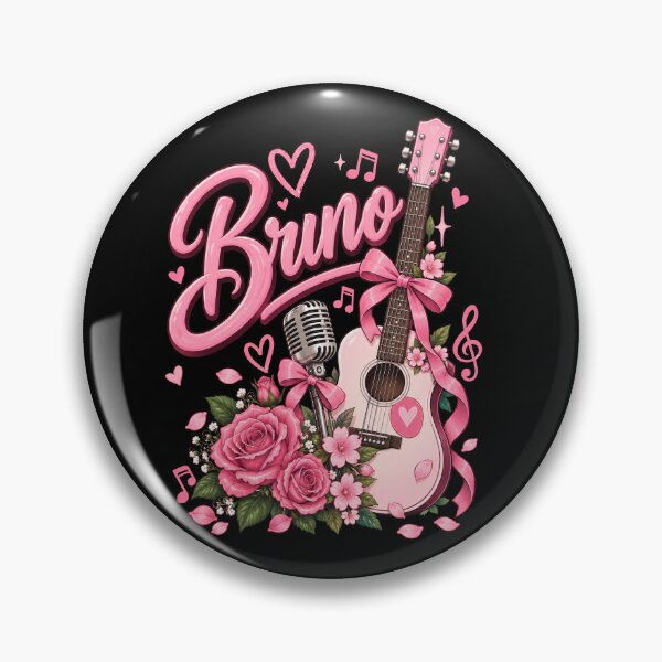 Item preview, Bruno Pink Guitar Music Lover Floral Design designed and sold by Abigaildixon92.