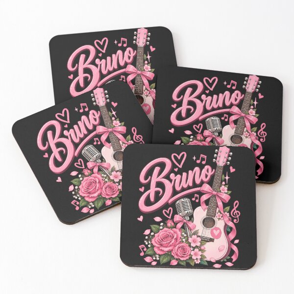 Item preview, Bruno Pink Guitar Music Lover Floral Design designed and sold by Abigaildixon92.