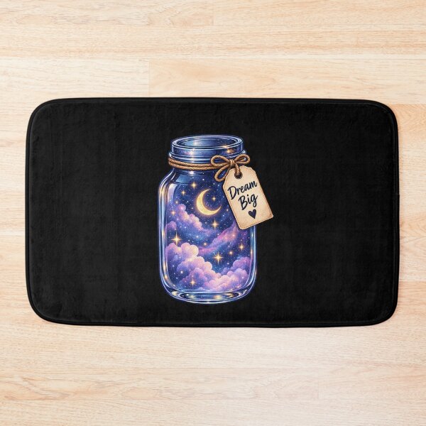 Item preview, Dream Big Galaxy in a Jar - Celestial Moon and Stars Night Sky designed and sold by Nunaprettyshop.