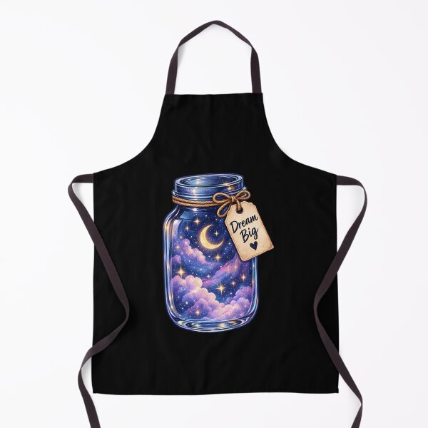 Item preview, Dream Big Galaxy in a Jar - Celestial Moon and Stars Night Sky designed and sold by Nunaprettyshop.