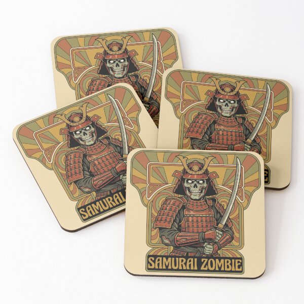 Item preview, Samurai Zombie designed and sold by CornershopTee.