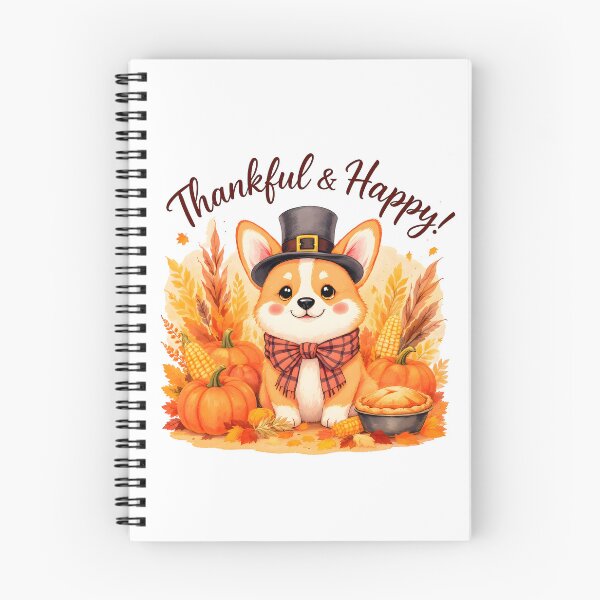 Item preview, Cute Thanksgiving Corgi Art designed and sold by Kedspicedesign.