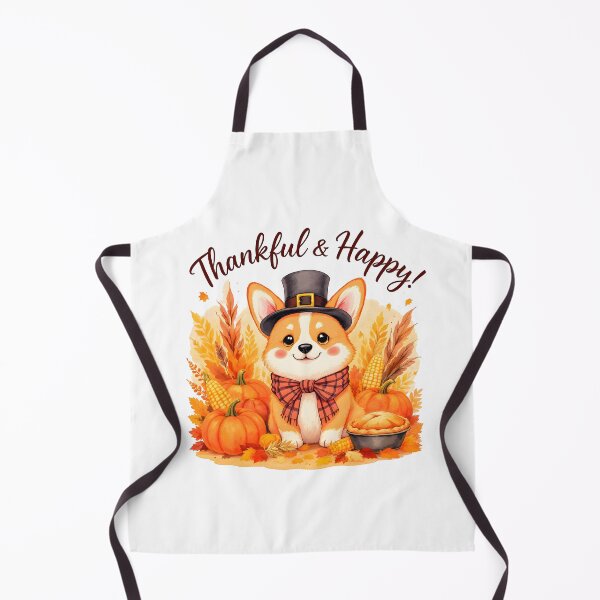 Item preview, Cute Thanksgiving Corgi Art designed and sold by Kedspicedesign.