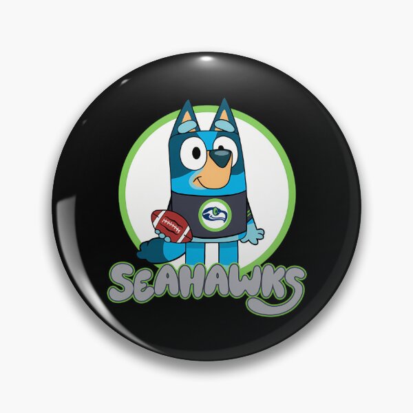 Item preview, Blueys Seahawk Football designed and sold by Rom-Simple.