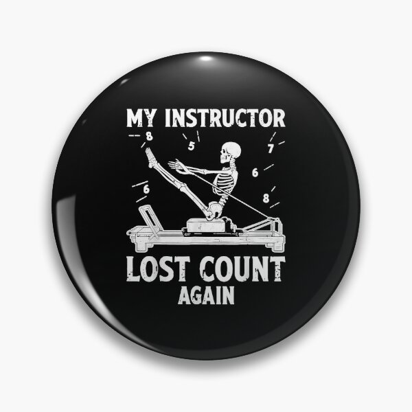 Item preview, My Instructor Lost Count Again Skeleton Meditation Pilates designed and sold by NgumohaLanke.