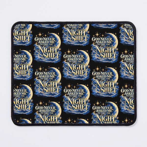 Item preview, God Never Asked Me To Take The Night Shift Christian designed and sold by OddityVault.