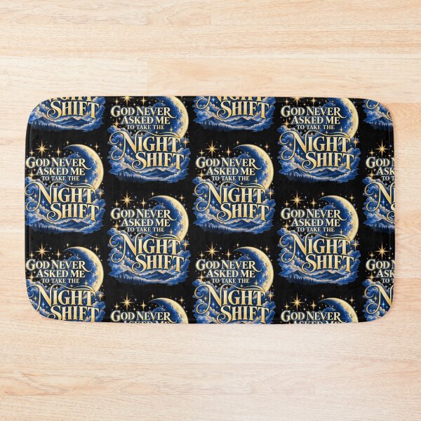 Item preview, God Never Asked Me To Take The Night Shift Christian designed and sold by OddityVault.