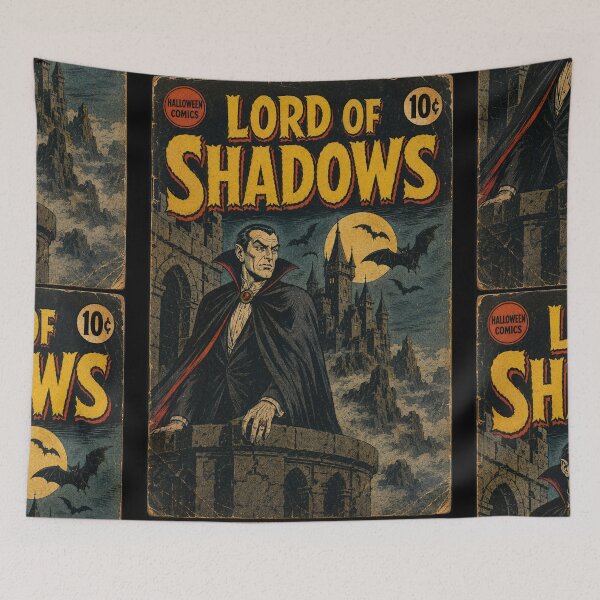 Item preview, Vintage Halloween Cover Art: Gothic Vampire Castle Balcony designed and sold by bapupa.