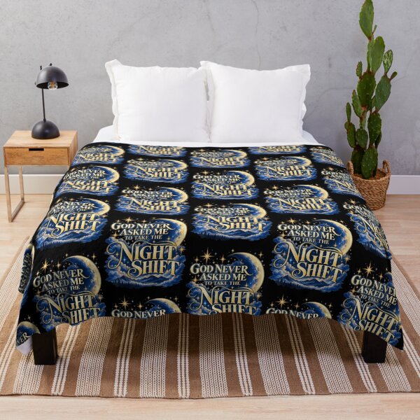 Item preview, God Never Asked Me To Take The Night Shift Christian designed and sold by OddityVault.