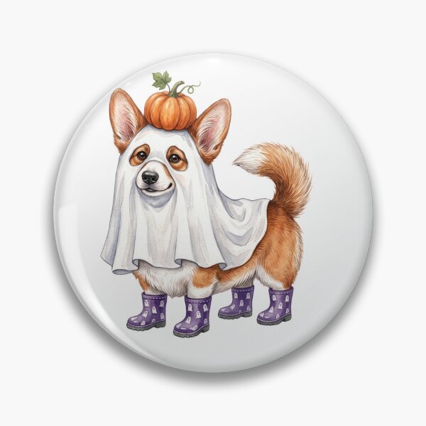 Item preview, Ghost Corgi Boots designed and sold by Tiffany Roy.