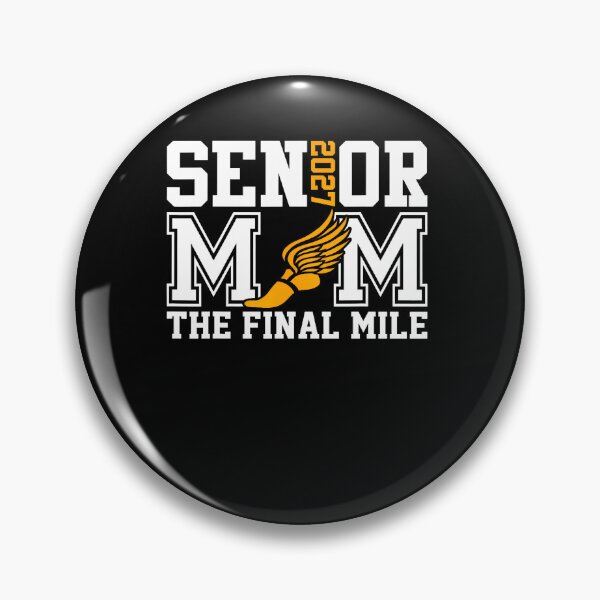 Item preview, Senior Mom The Final Mile Track Groovy Field Class Of 2027 designed and sold by OddityVault.