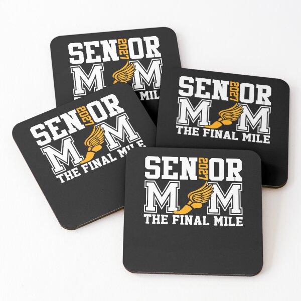 Item preview, Senior Mom The Final Mile Track Groovy Field Class Of 2027 designed and sold by OddityVault.