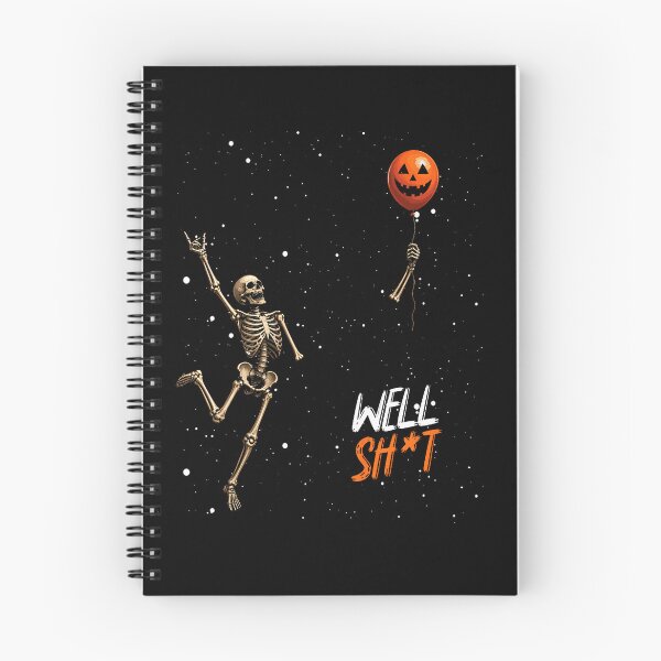 Item preview, Funny Skeleton Losing Pumpkin Balloon Halloween designed and sold by OddityVault.