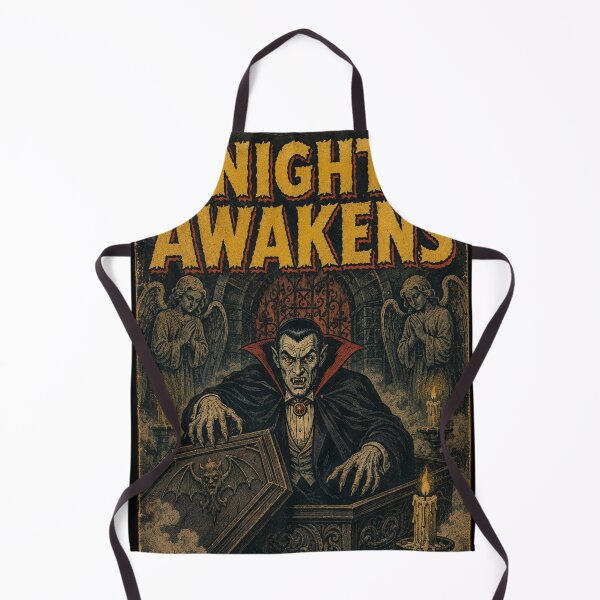 Item preview, Vintage Halloween Cover Art: Haunted Vampire Crypt Awakening designed and sold by bapupa.