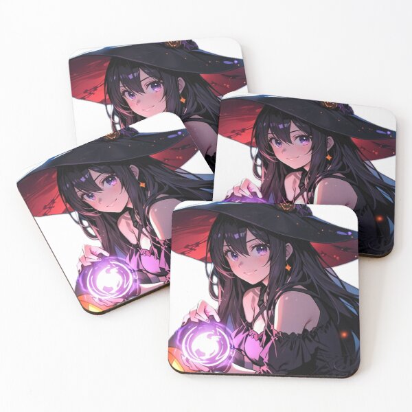 Item preview, Gothic Anime Witch Holding a Pumpkin – Spooky Halloween designed and sold by AnimDream .
