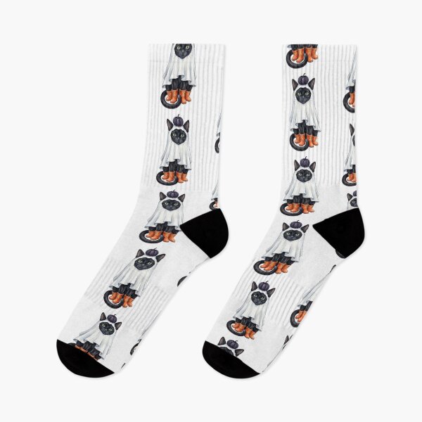 Item preview, Ghost Cat Boots designed and sold by Tiffany Roy.