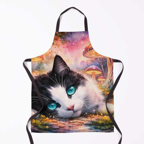 Item preview, Cat in a Magical Forest designed and sold by cuprum.