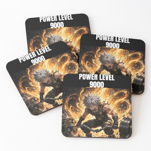Item preview, Power Level Over 9000: Anime Weightlifting Art designed and sold by Final Rep Co..