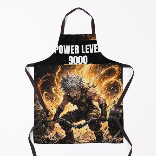 Item preview, Power Level Over 9000: Anime Weightlifting Art designed and sold by Tonioverse.