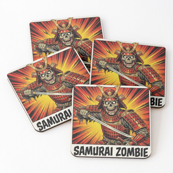 Item preview, Samurai Zombie designed and sold by CornershopTee.