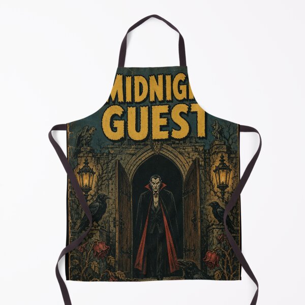 Item preview, Vintage Halloween Cover Art: Moonlit Vampire Manor Visitor designed and sold by bapupa.