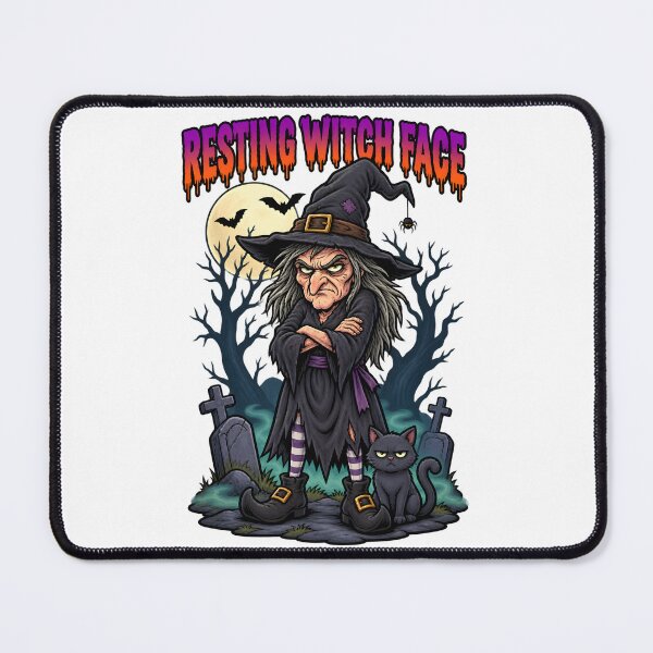Item preview, Resting Witch Face – Funny Halloween Witch Spooky Humor designed and sold by Studio23:45.