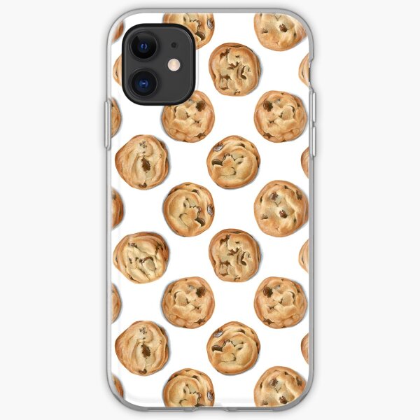 Chocolate Chip Cookie Polka Dots iPhone Soft Case