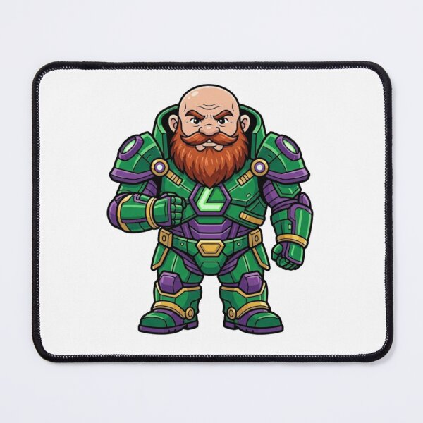 Item preview, Armored Lex Luthor Garden Gnome designed and sold by Bad-Decisions-Designs.