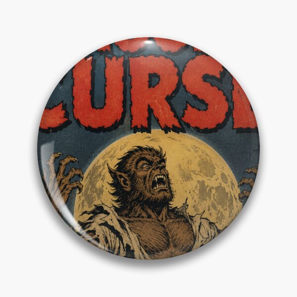 Item preview, Vintage Halloween Cover Art: Werewolf Full Moon Transformation designed and sold by bapupa.