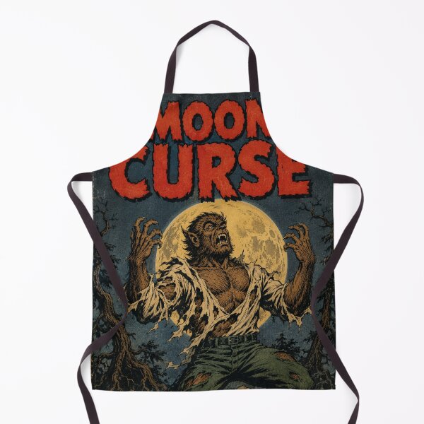 Item preview, Vintage Halloween Cover Art: Werewolf Full Moon Transformation designed and sold by bapupa.