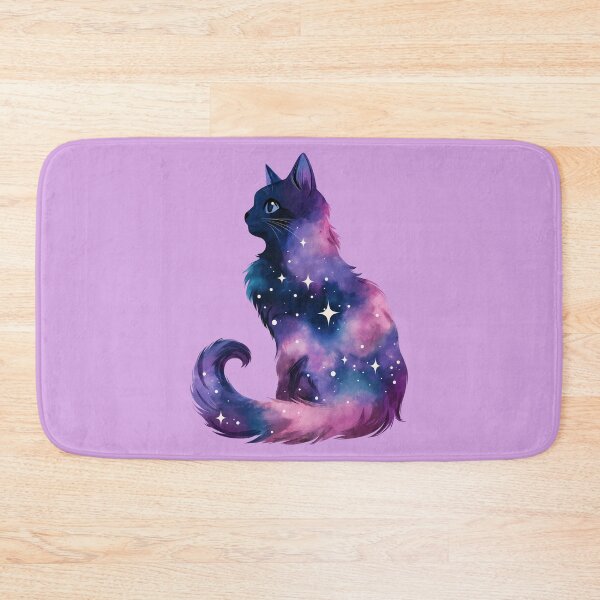 Item preview, Purple Galaxy Cat designed and sold by Living Positive With Dan.
