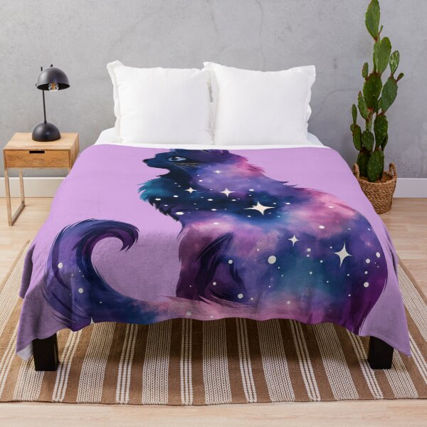 Item preview, Purple Galaxy Cat designed and sold by Living Positive With Dan.
