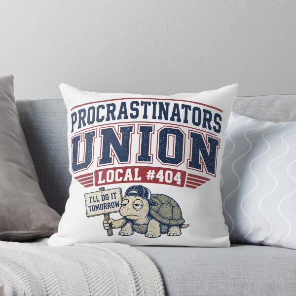 Item preview, Procrastinators Union Local 404 Turtle designed and sold by 4Titik.