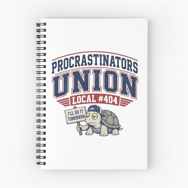 Item preview, Procrastinators Union Local 404 Turtle designed and sold by 4Titik.