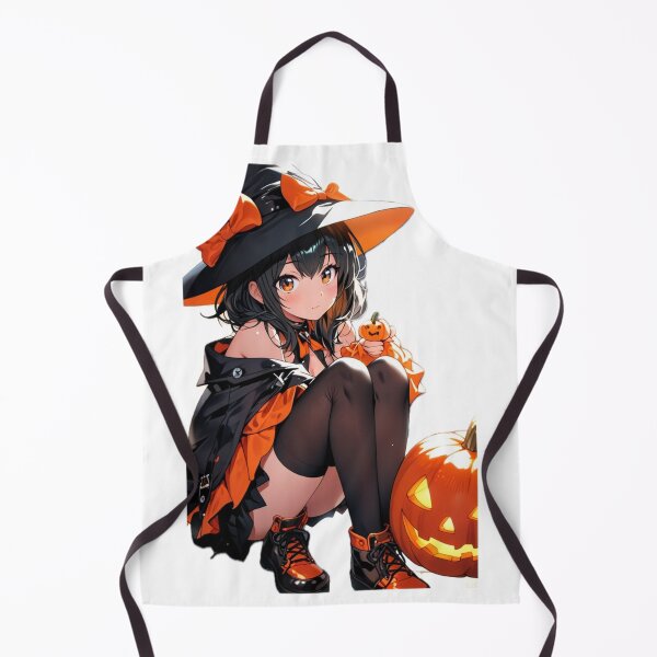 Item preview, Chibi Halloween Witch – Cute Anime Pumpkin Witch designed and sold by AnimDream .