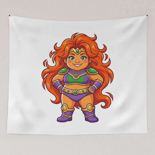 Item preview, Alien Princess Starfire Garden Gnome designed and sold by Bad-Decisions-Designs.