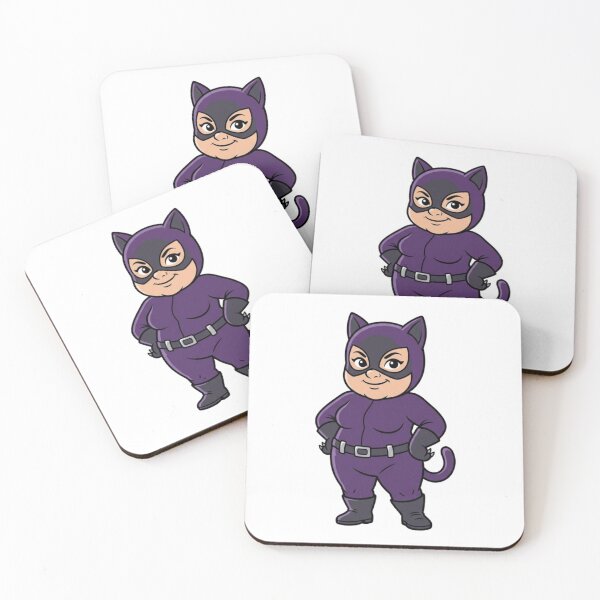 Item preview, Classic Purple Catsuit Catwoman Garden Gnome designed and sold by Bad-Decisions-Designs.