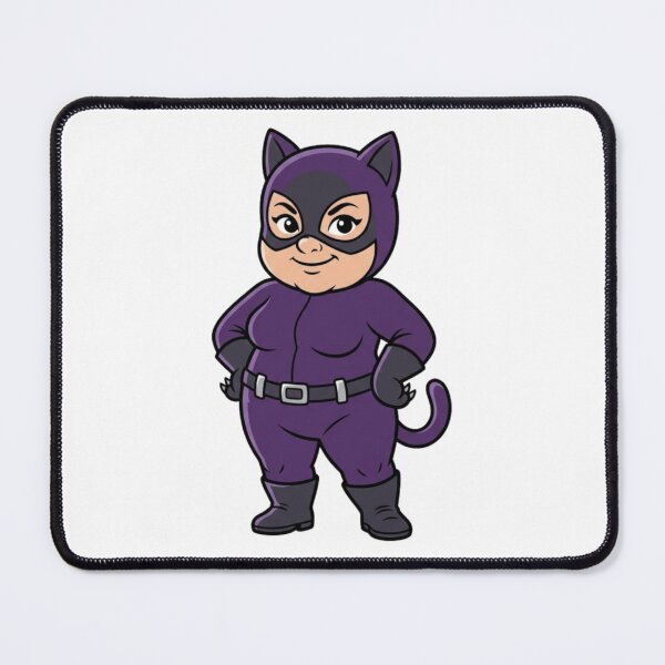 Item preview, Classic Purple Catsuit Catwoman Garden Gnome designed and sold by Bad-Decisions-Designs.
