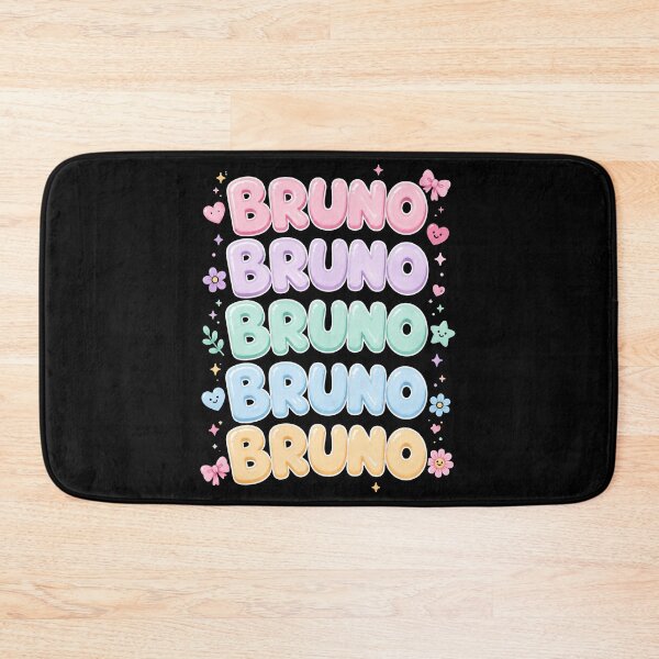 Item preview, Bruno Pastel Bubble Letters Cute Name Design designed and sold by Abigaildixon92.