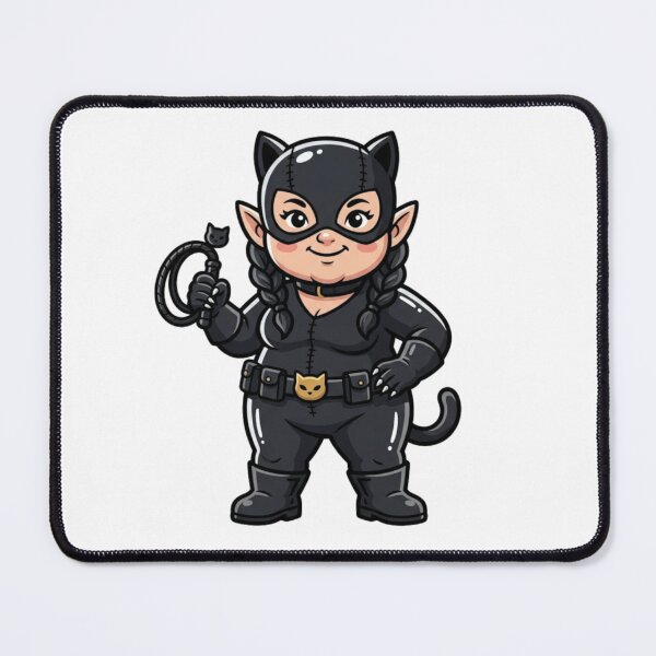 Item preview, Feline Fatale Catwoman Garden Gnome designed and sold by Bad-Decisions-Designs.