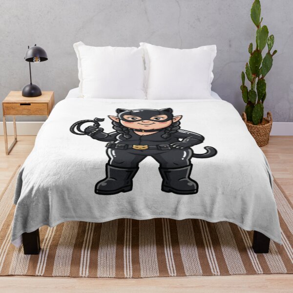 Item preview, Feline Fatale Catwoman Garden Gnome designed and sold by Bad-Decisions-Designs.
