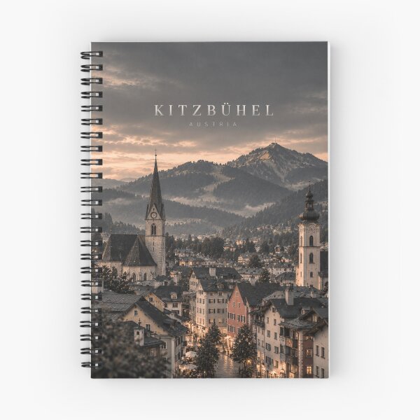 Item preview, Kitzbühel Cinematic Monochrome Alpine Artwork designed and sold by MichaeIRellov.