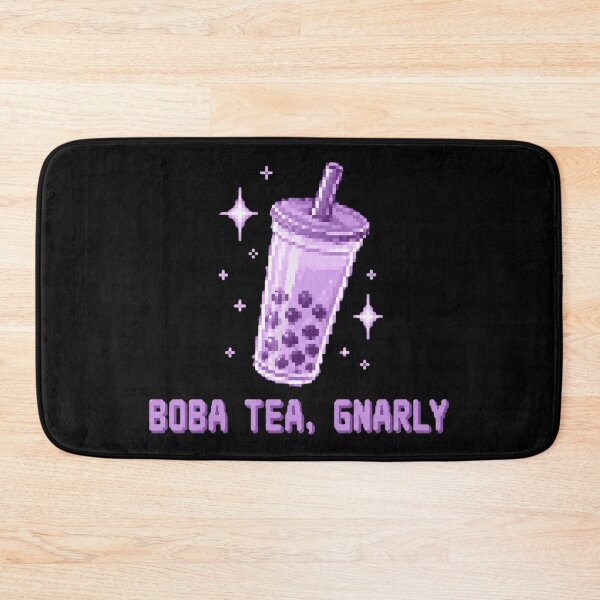 Item preview, Gnarly Boba Tea Retro Pixel Tapioca Pearls designed and sold by CampfieldliArts.