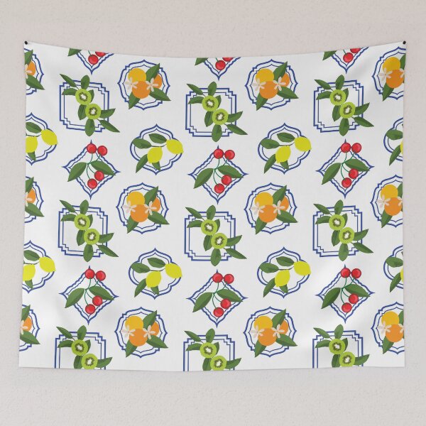Item preview, Mediterranean Fruits Pattern designed and sold by HotHibiscus.