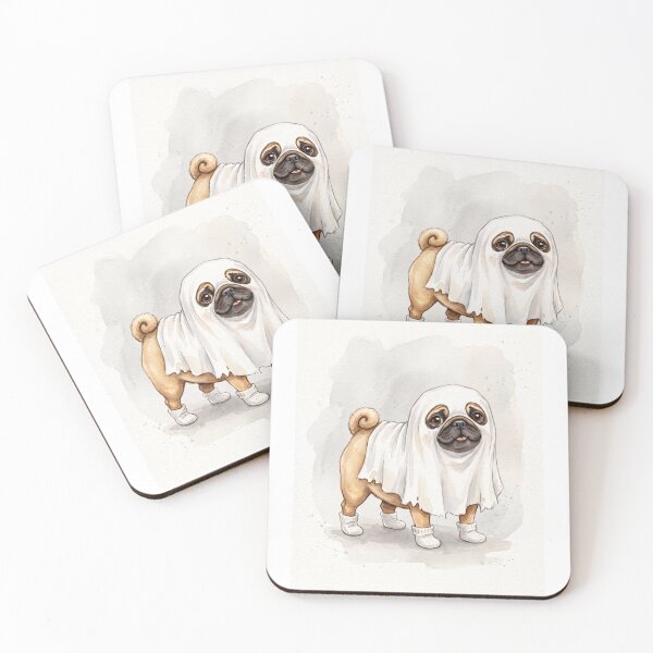 Item preview, Ghost Pug Puppy designed and sold by Roy & Tiffany.